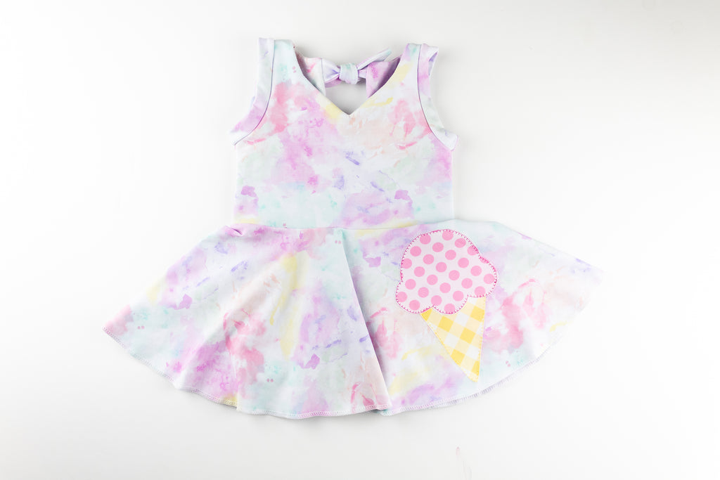 Fun Summer Ice Cream Top Using HeatnBond Soft Stretch