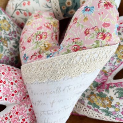 Stuffed Valentine Hearts with SpraynBond