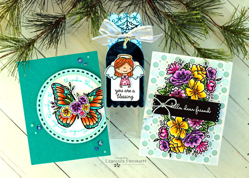 Cards and Tags with Reverse Confetti and Deco Foil