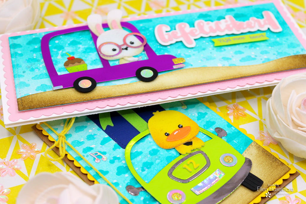 Birthday Cards for Kids with Deco Foil Flock