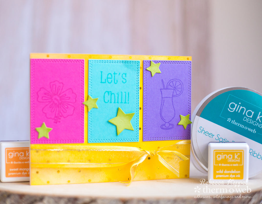 Tone on Tone Summer Invites with Gina K. Designs