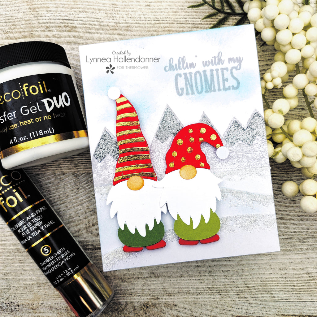 Gina K. Designs Gnome for the Holidays Card with Deco Foil