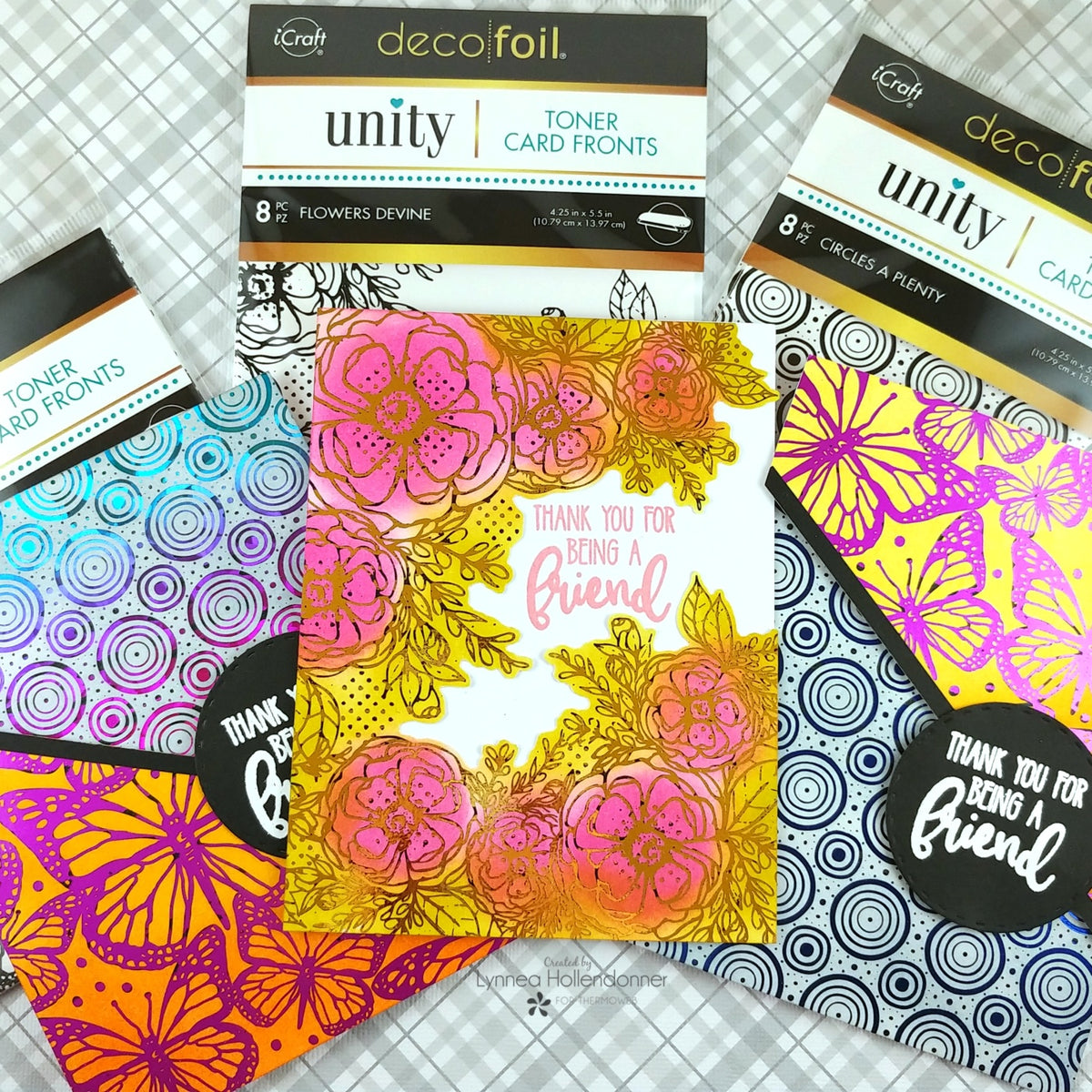 Friendship Cards with Deco Foil for Unity Toner Card Fronts – thermoweb.com