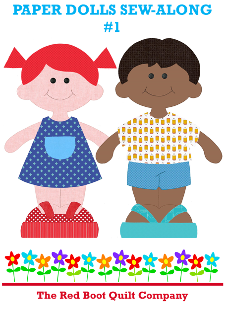 Paper Doll Quilt Sew-Along with Red Boot Quilt Company