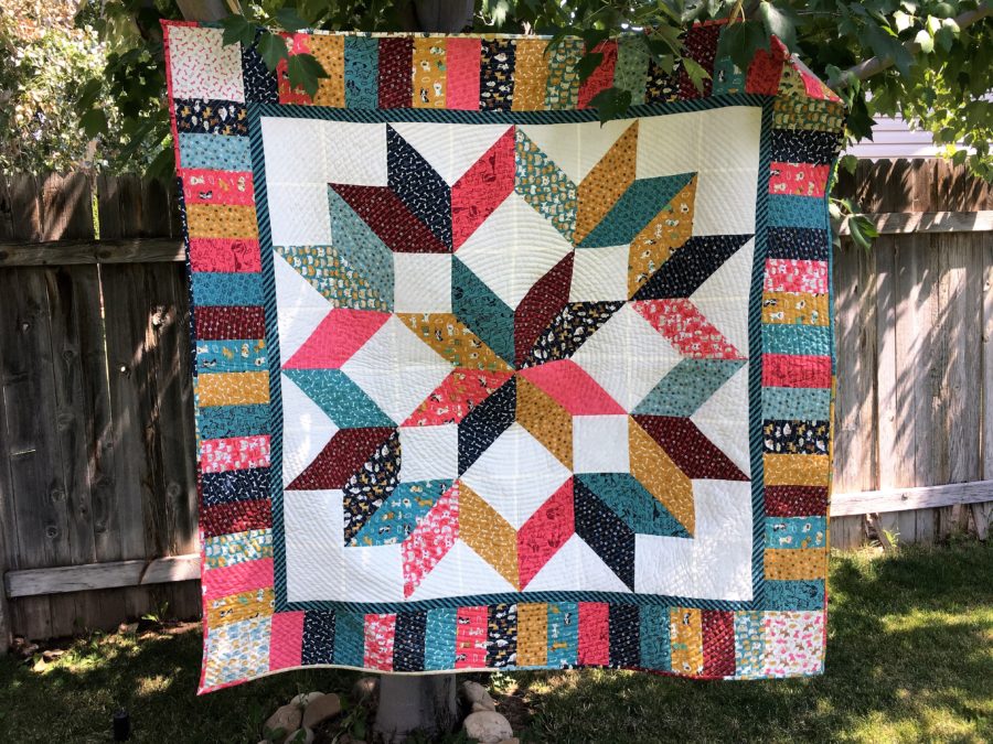 Carpenters Star Moda Fabric Quilt