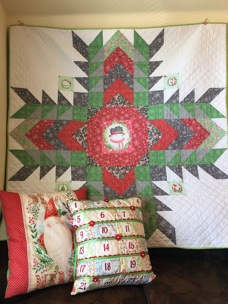 Blend Fabrics Christmas Quilt with StitchnSew Fleece