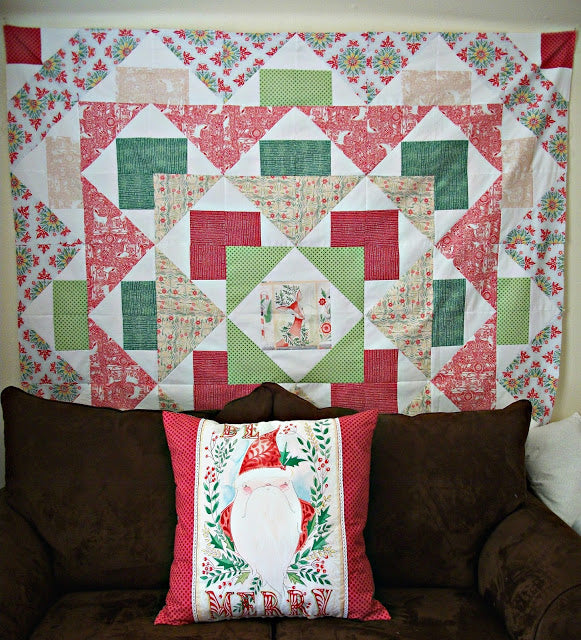 Let Blend Fabrics Help You Craft a Beautiful Christmas Quilt and Pillow