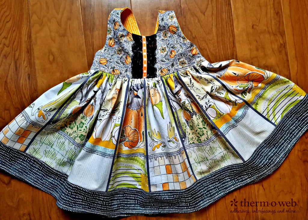 Fall Lola Top Made with HeatnBond and Blend Fabrics