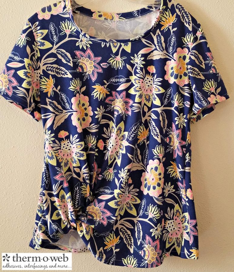 Front Knot Tee with Girl Charlee Knits and HeatnBond Soft Stretch