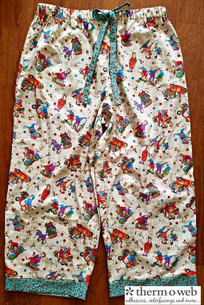 Henry Glass Crazy Quilting Ladies Pajama Pants