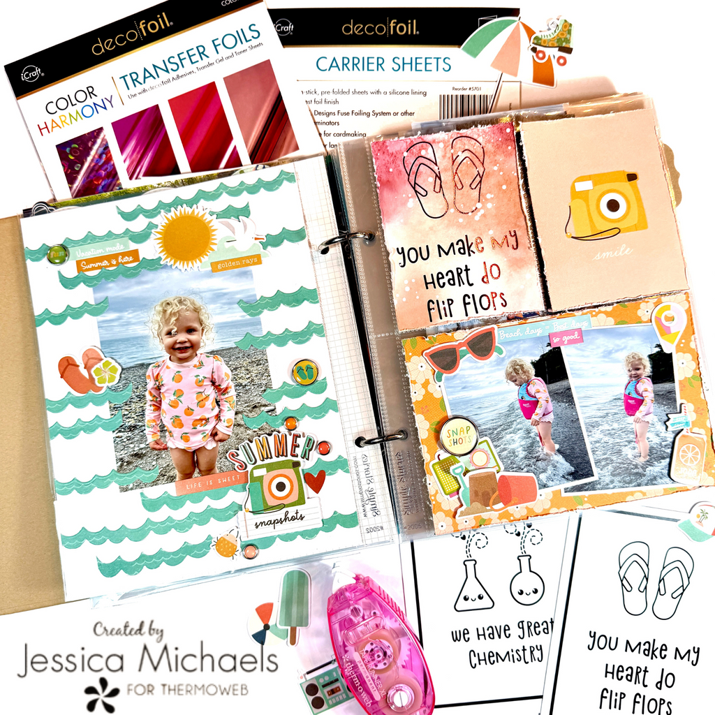 Create a Pocket Page with Deco Foil Card Panels