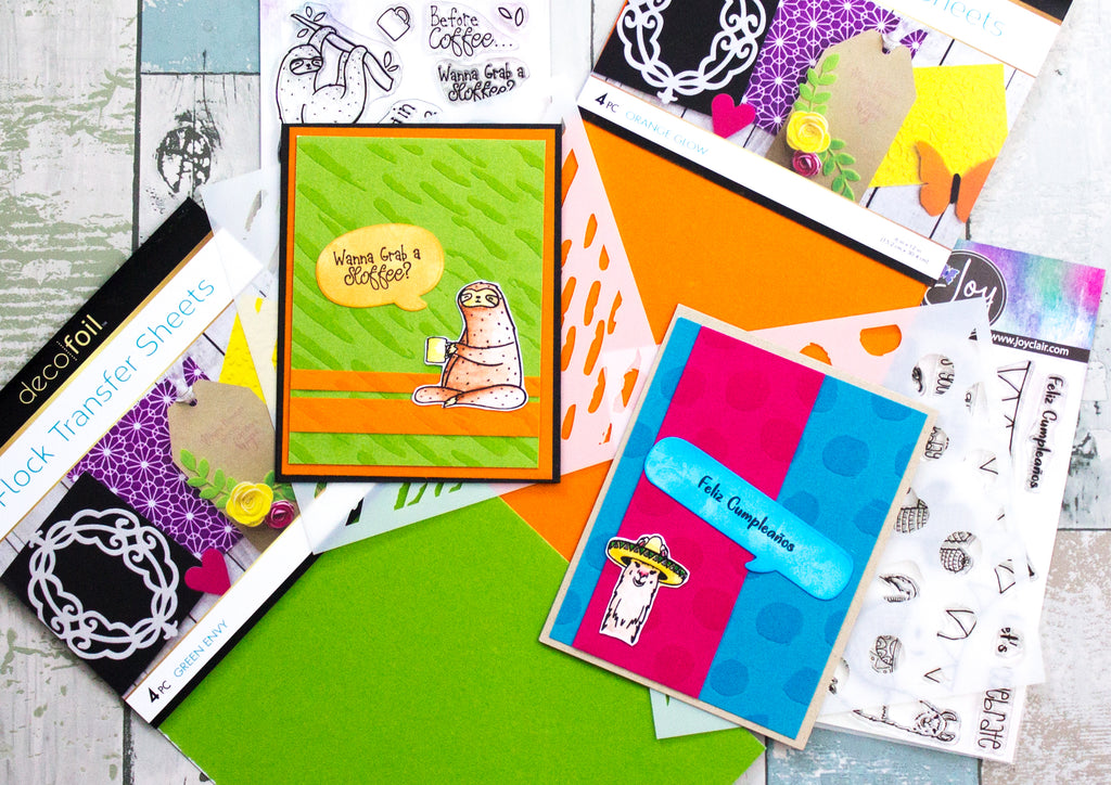 Colorful Cards with Joy Clair and Deco Foil