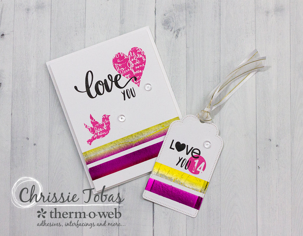 Last Minute Valentine with Deco Foil!