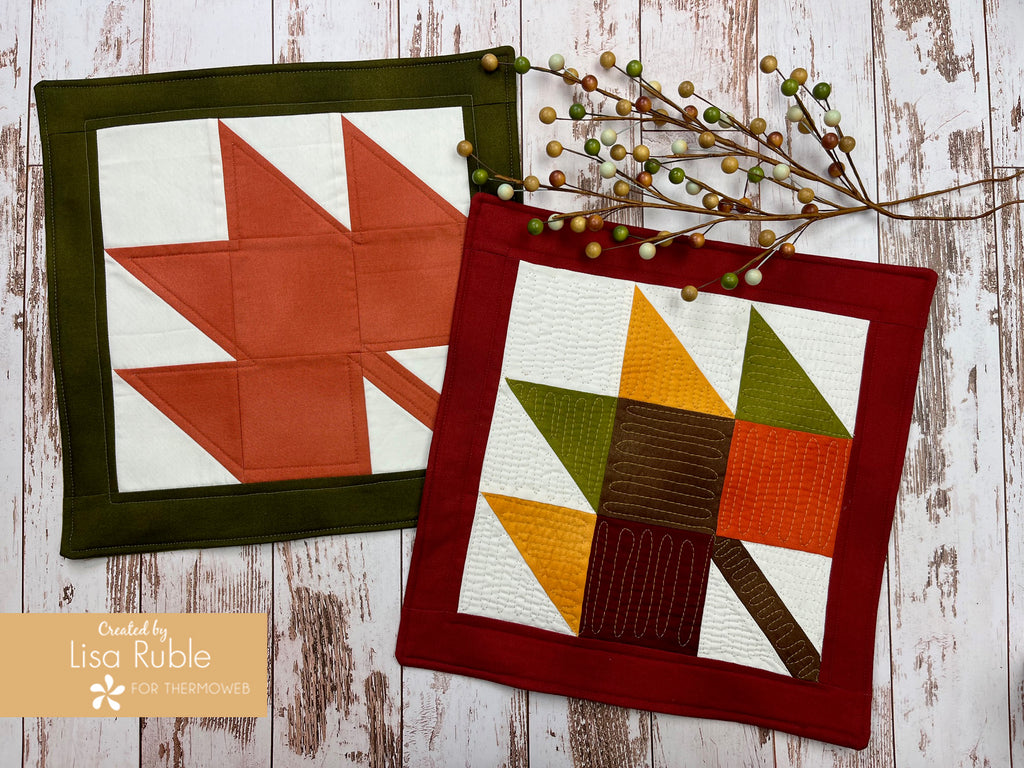 Little Leaf Quilts with HeatnBond Fusible Fleece