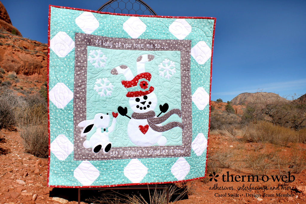 Make A Winter Quilt Using ThermOWeb Fleece Interfacing