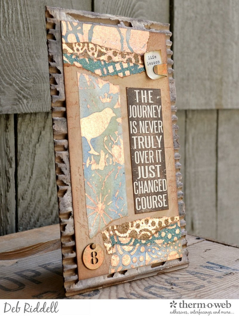 Three Techniques to Create Foil Stenciled Mixed Media Art Tape