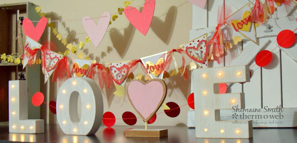 How To: Create a Gina K Designs Valentine Banner