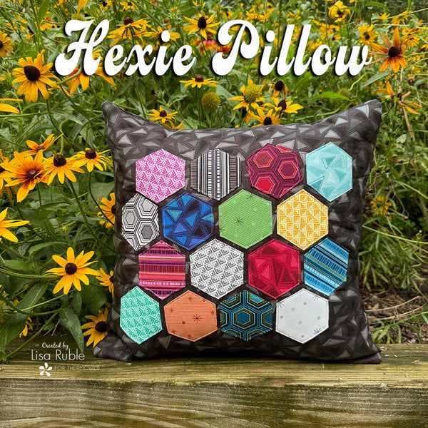 Fusible Applique Hexies 2 Ways: Pillow + Shirt