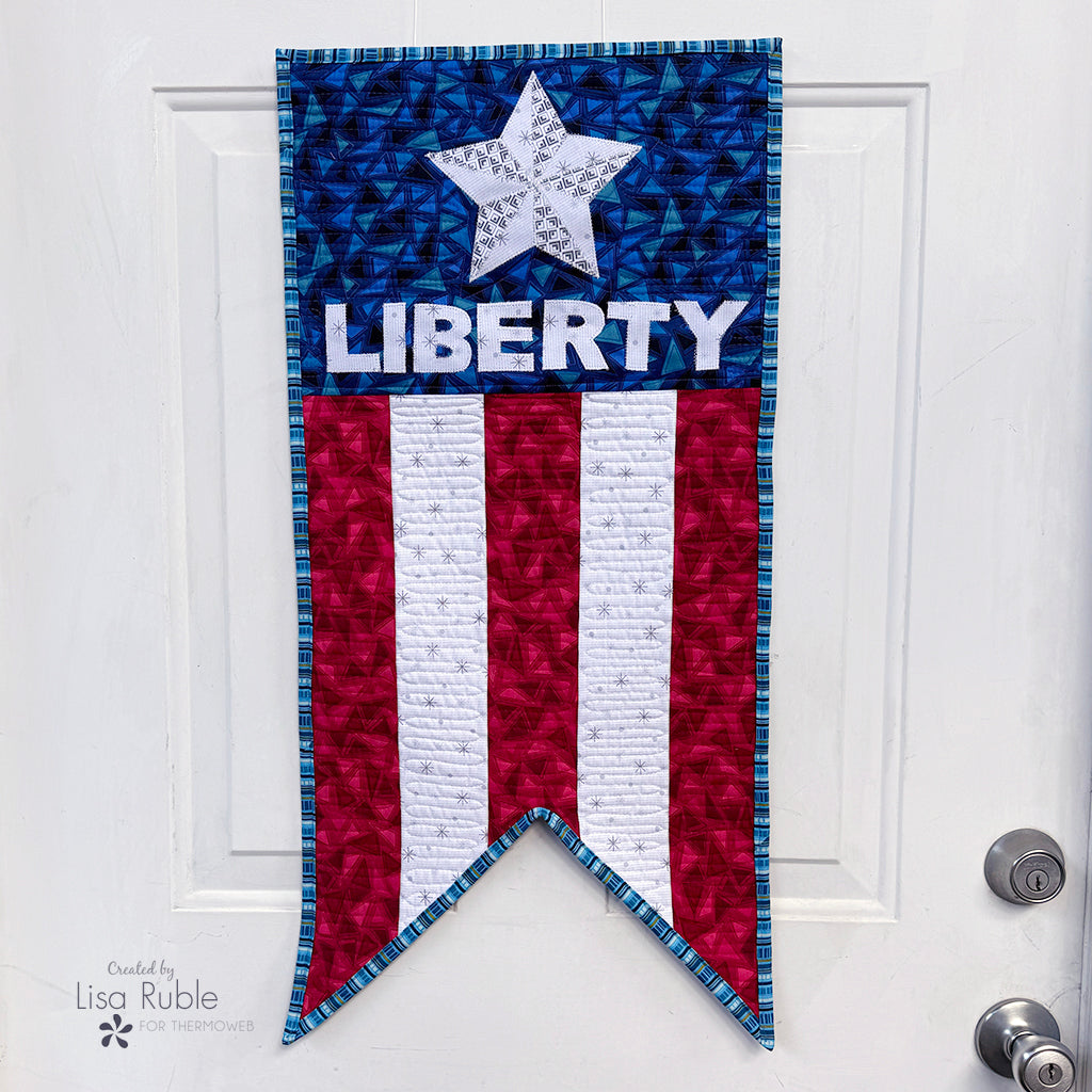 Facebook LIVE Quilt-As-You-Go Patriotic Banner
