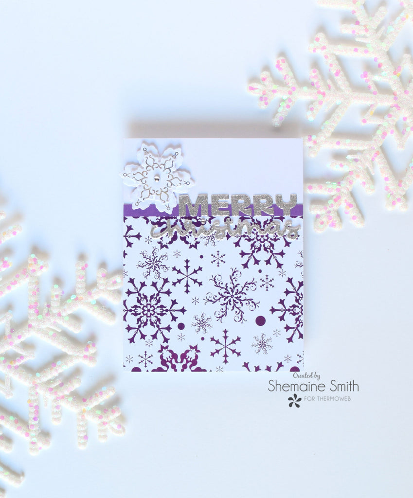 Cards with Gina K Designs Foil-mates Remix, Blizzard