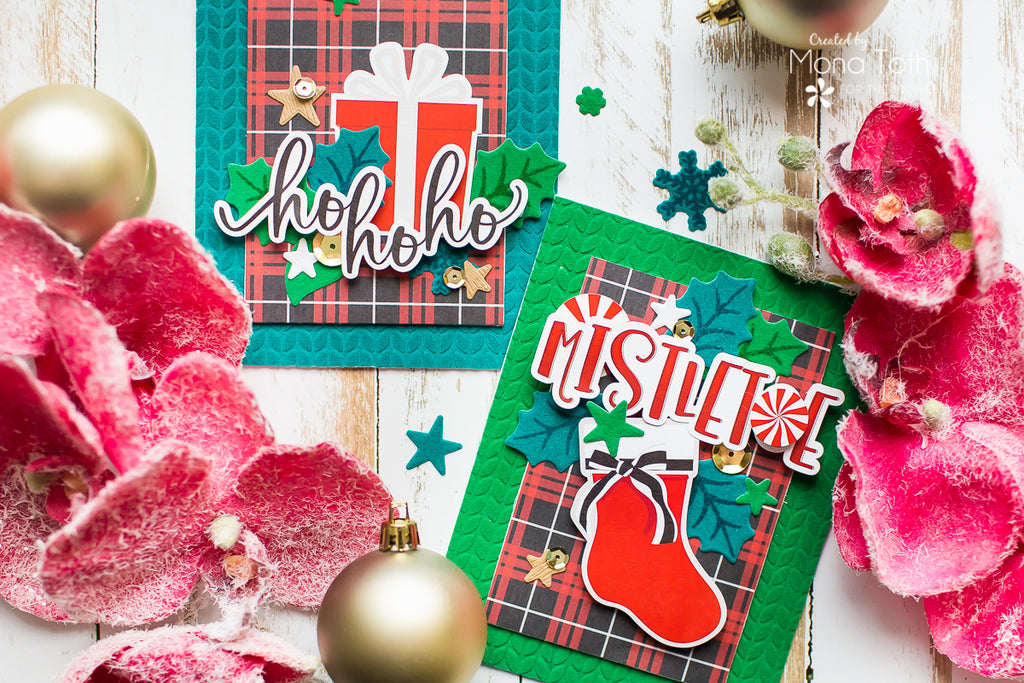 Holiday Cards with Deco Foil Flock + Photo Play Paper