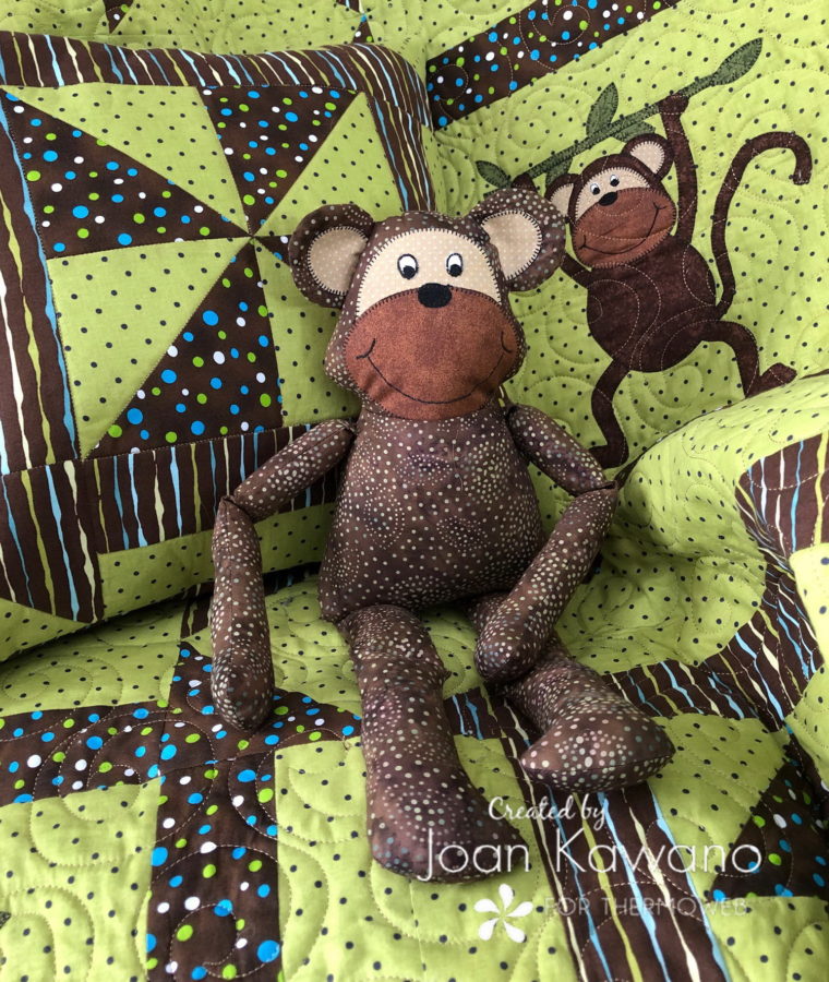 5 Little Monkeys Add on Pillow and Monkey Stuffy
