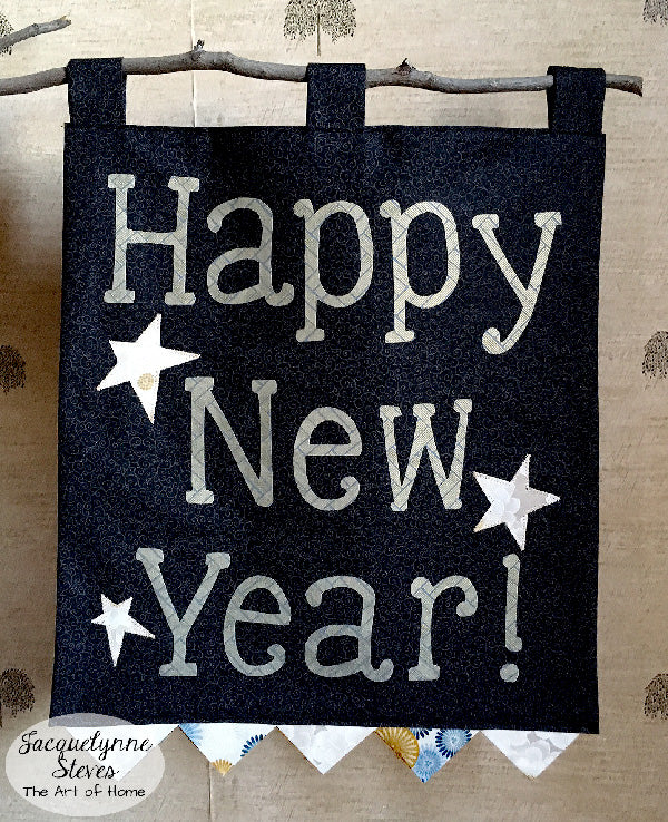 Sew a Festive and Easy New Year's Banner