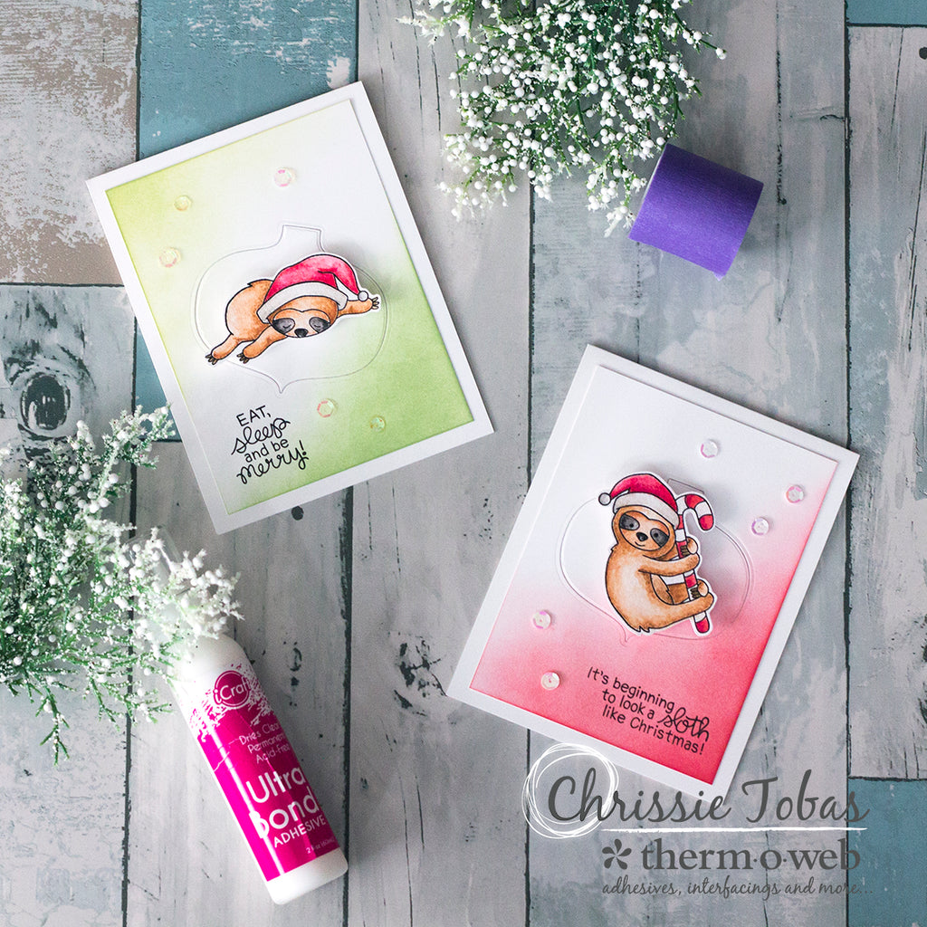 Have A Sloth-y Christmas! Card with Newton's Nook