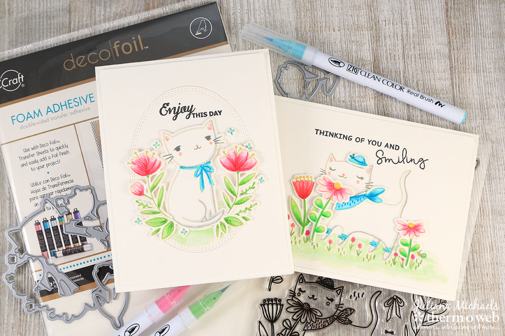 No Line Watercoloring and Adding Dimension with Foam Adhesive