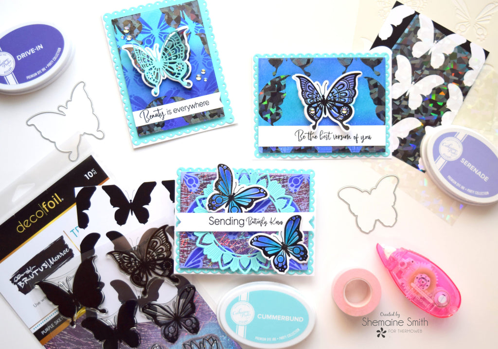 Celebrate Friends with Deco Foil and Magical Monarch Cards