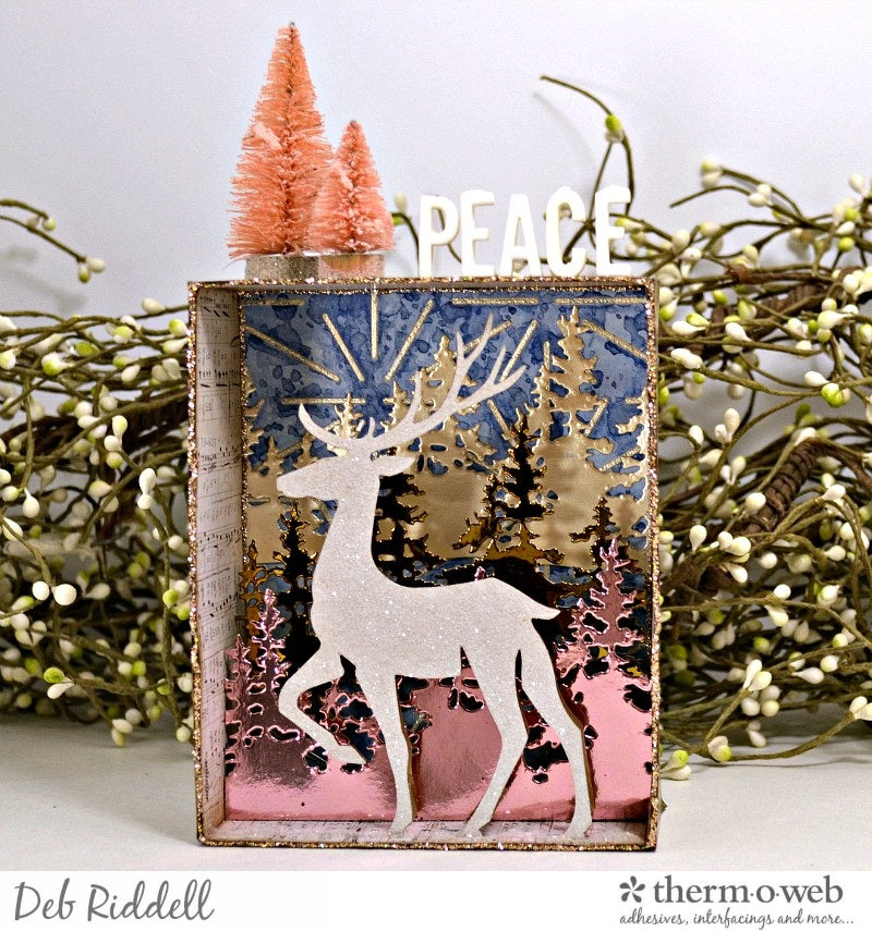 Mixed Media Fun With New Deco Foil Metallix Gel and Deco Foil Flock Sheets