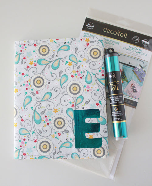 Deco Foil Personalized Notebook Tutorial