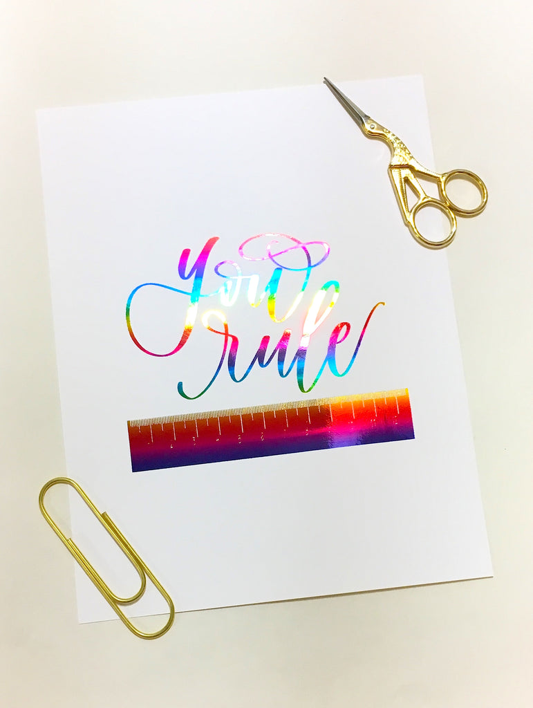 Back to School Deco Foil Printables