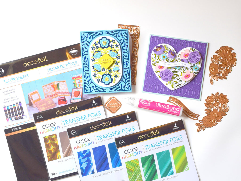 Sending Love and Spring themed cards with New Color Harmony Deco Foil Multipacks