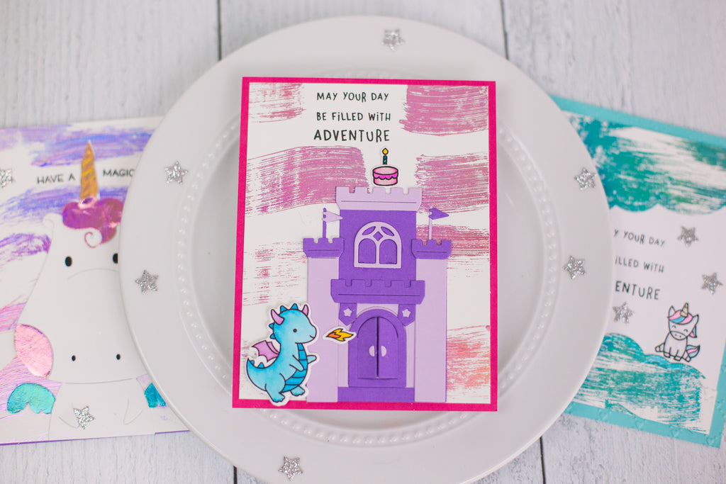 How to Create Foil Brush Strokes on Cards - with Fairytale Foil