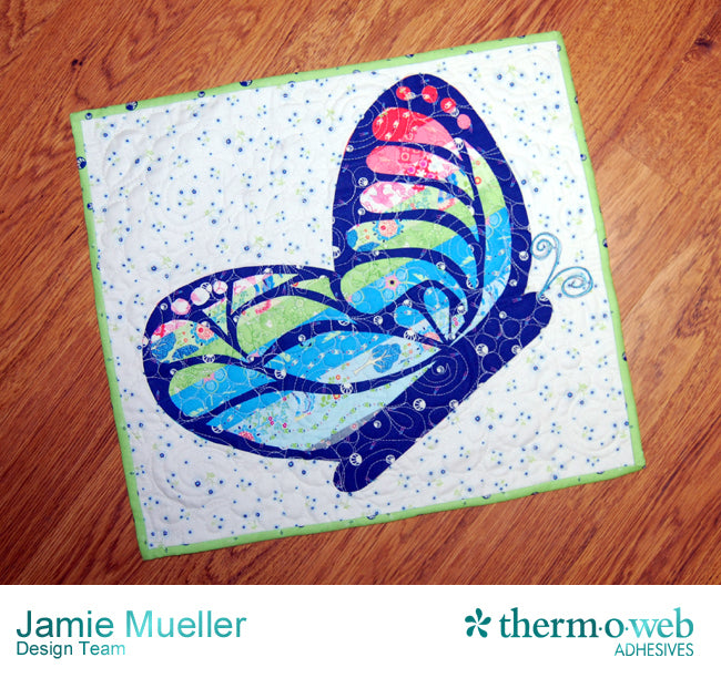 Stained Glass Butterfly Applique with Heat N Bond Lite