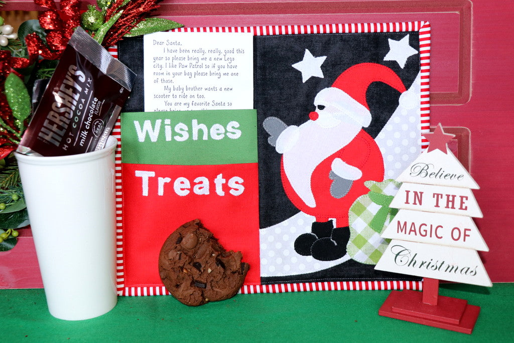 Wishes and Treats Santa Cookie Rug