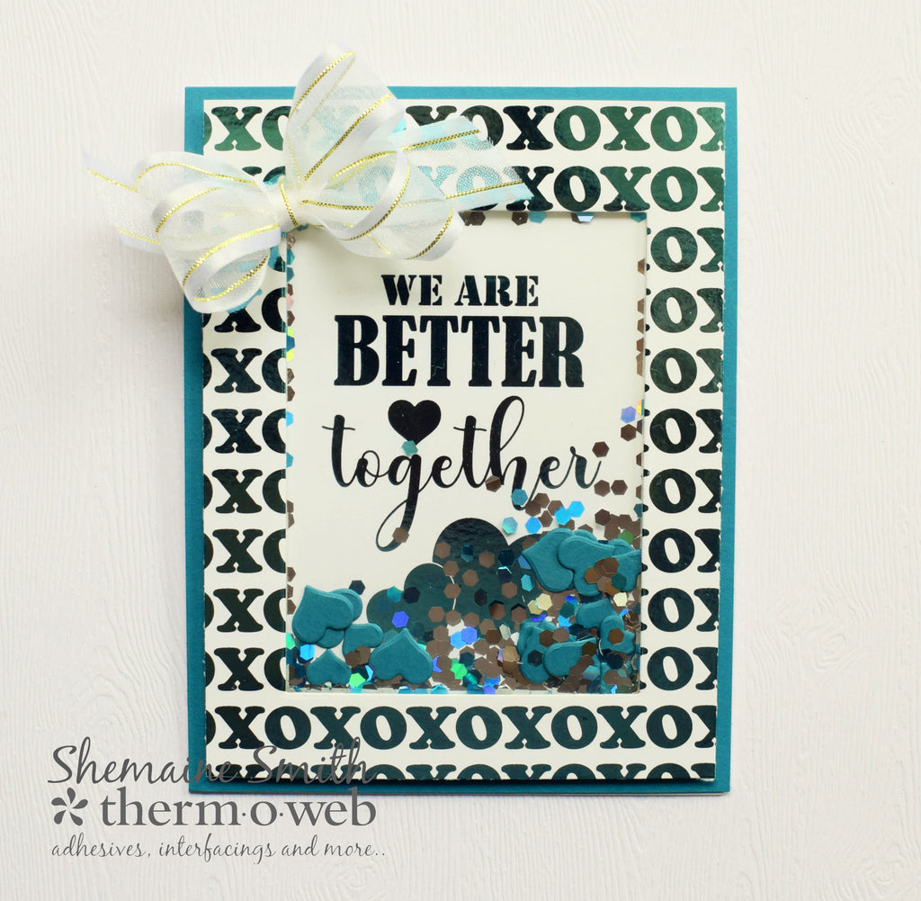 Gina K Designs Valentine Shaker Card Part Two