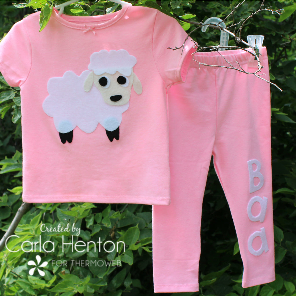 Fashion A No-Sew Fleece Applique Tee with HEATNBOND SOFT STRETCH™ ULTRA