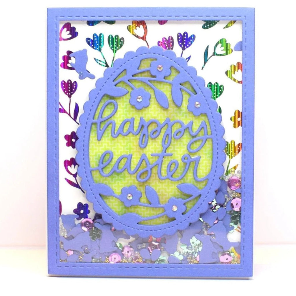 Easter Cards with New Toner Card Fronts and Foils