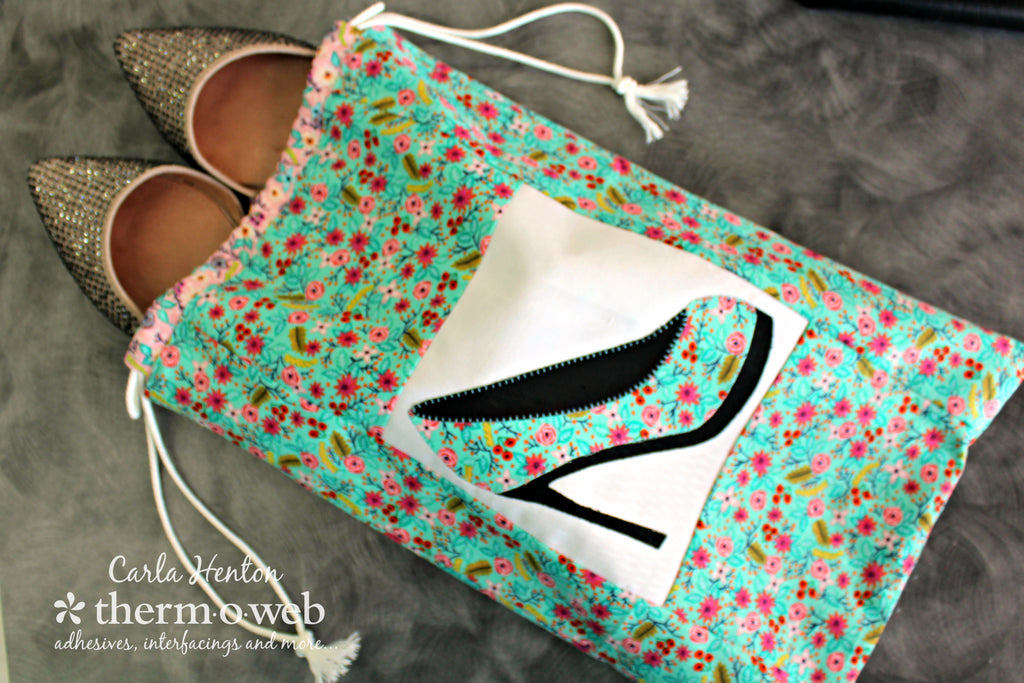 Sew a Stylish Travel Shoe Bag with HeatnBond Lite