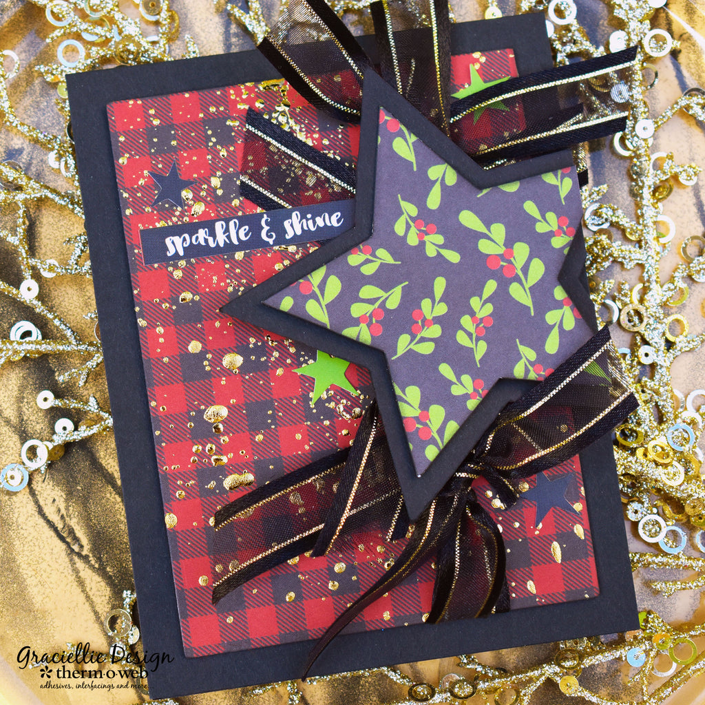 Quick and Easy Foiled Card for the New Year