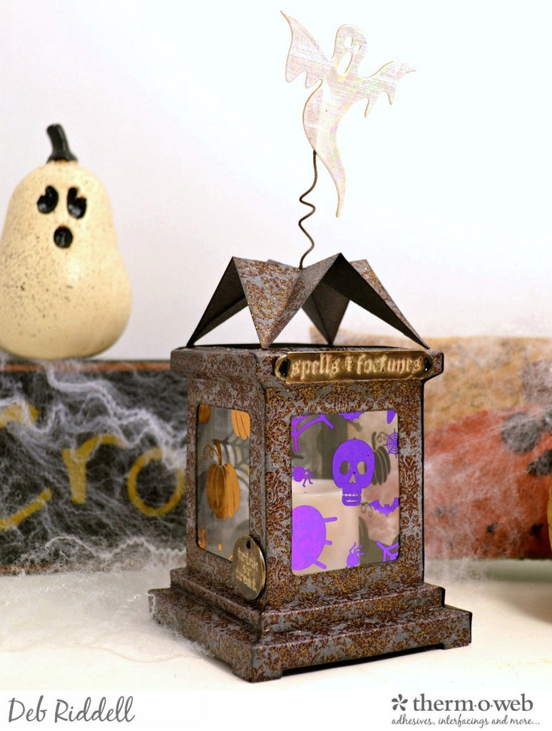 Spells and Fortunes Halloween Luminary With Deco Foil Clear Designer Toner Sheets