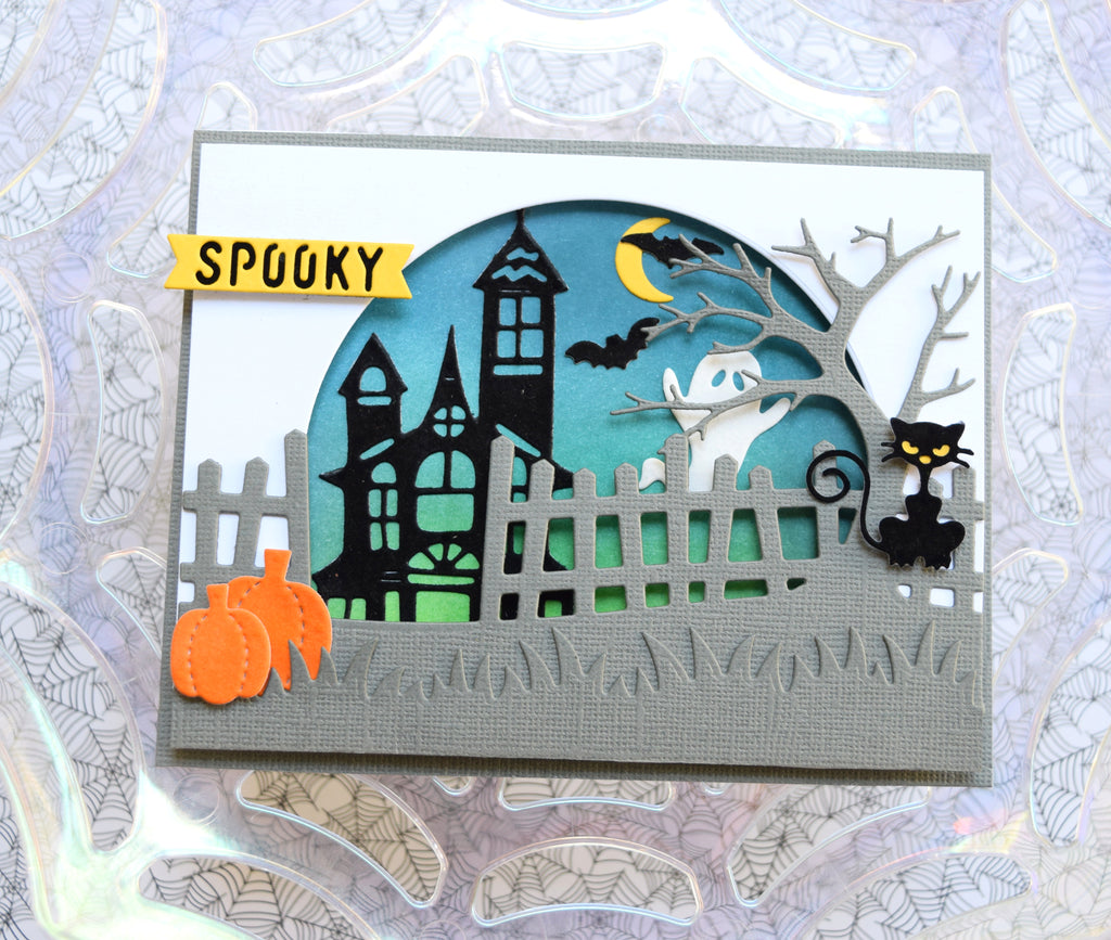 Quick to Make Halloween Card with Deco Foil Flock