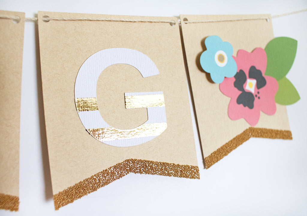 Spring Banner Video Tutorial using Adhesive Tapes
