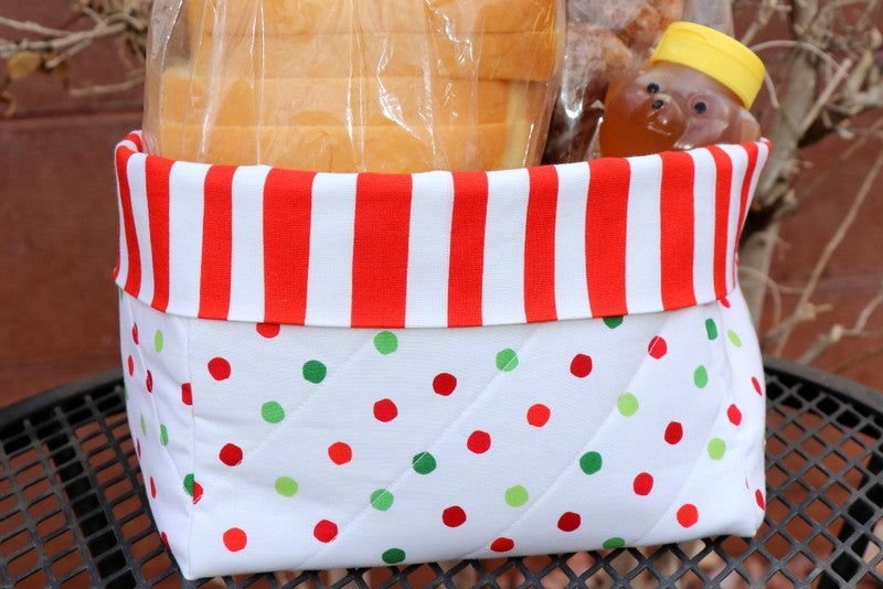 Sew a Fabric Gift Basket with Fusible Fleece