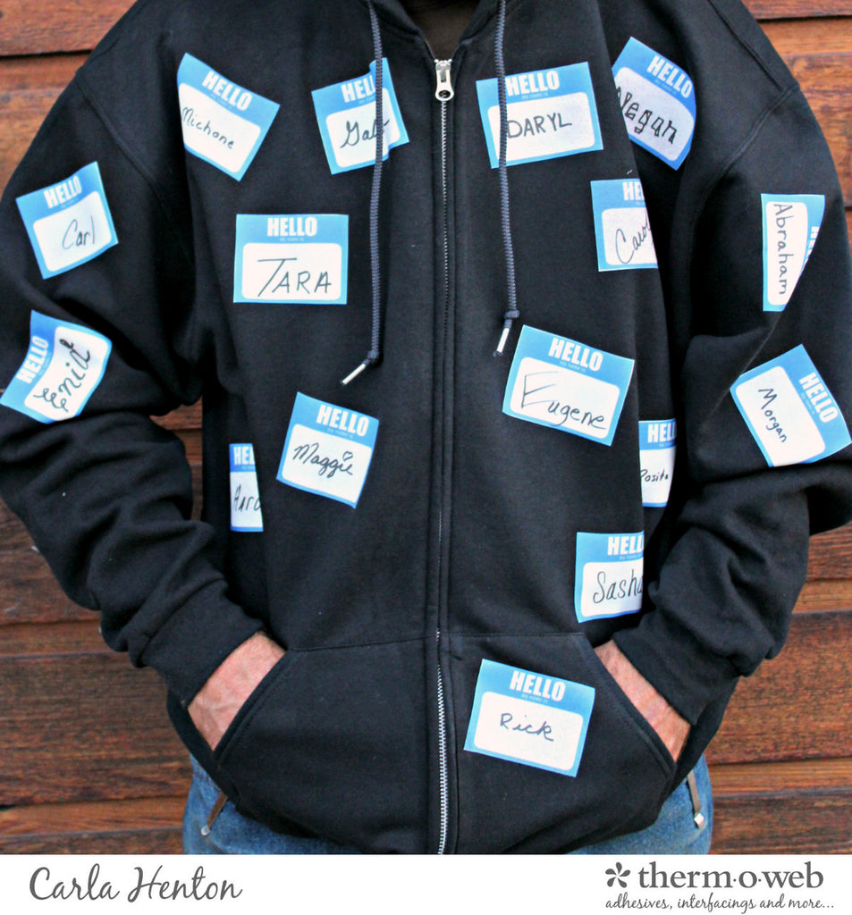 Last Minute Identity Thief Halloween Costume with HeatnBond Inkjet Transfer Sheets + Free Printable