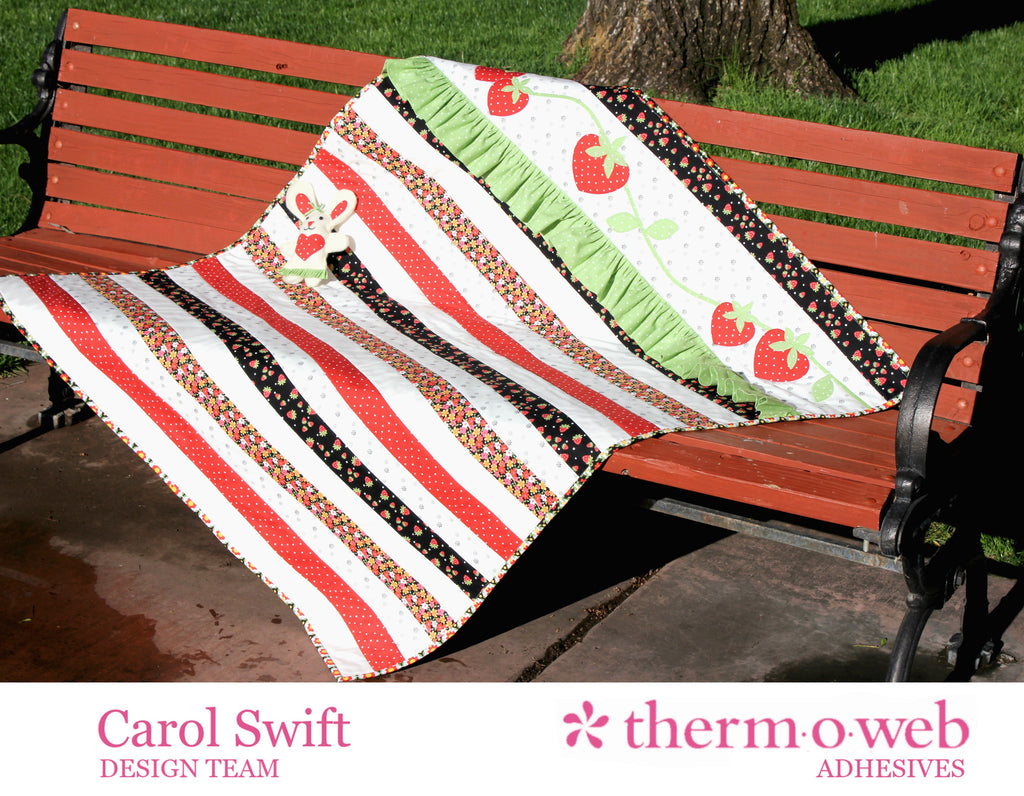 A Strawberry Festival In A Row Quilt