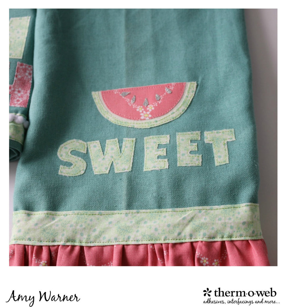 Sew Sweet Watermelon Towels with HeatnBond