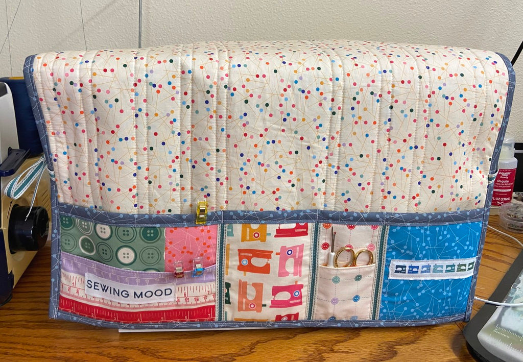 Sewing Machine Mat and Cover with Fusible Fleece